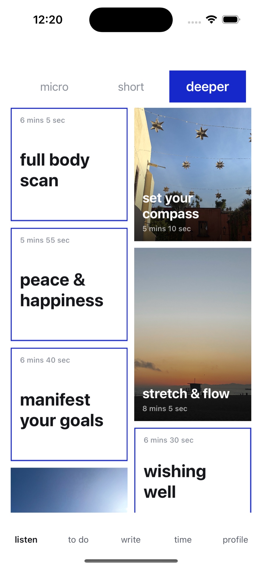 listen – meditation player