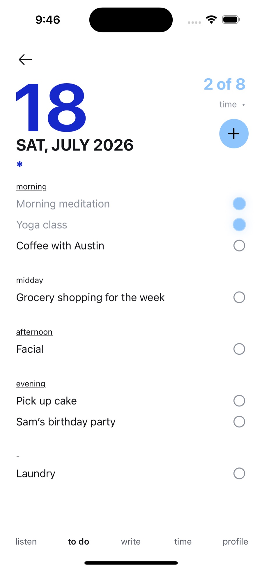 to do – task list